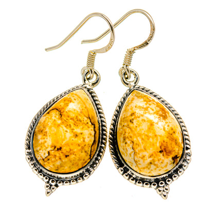 Picture Jasper Earrings handcrafted by Ana Silver Co - EARR411683