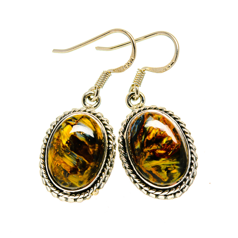 Pietersite Earrings handcrafted by Ana Silver Co - EARR411720