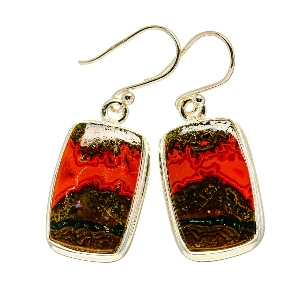 Moroccan Agate Earrings handcrafted by Ana Silver Co - EARR411723