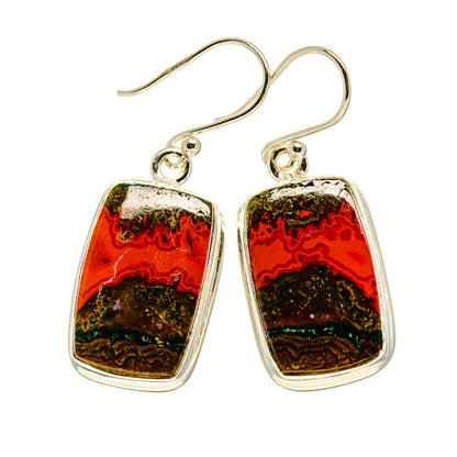 Moroccan Agate Earrings handcrafted by Ana Silver Co - EARR411723