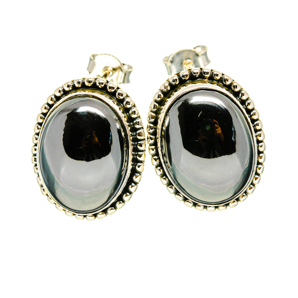 Hematite Earrings handcrafted by Ana Silver Co - EARR411820