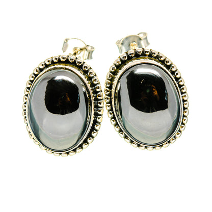 Hematite Earrings handcrafted by Ana Silver Co - EARR411820