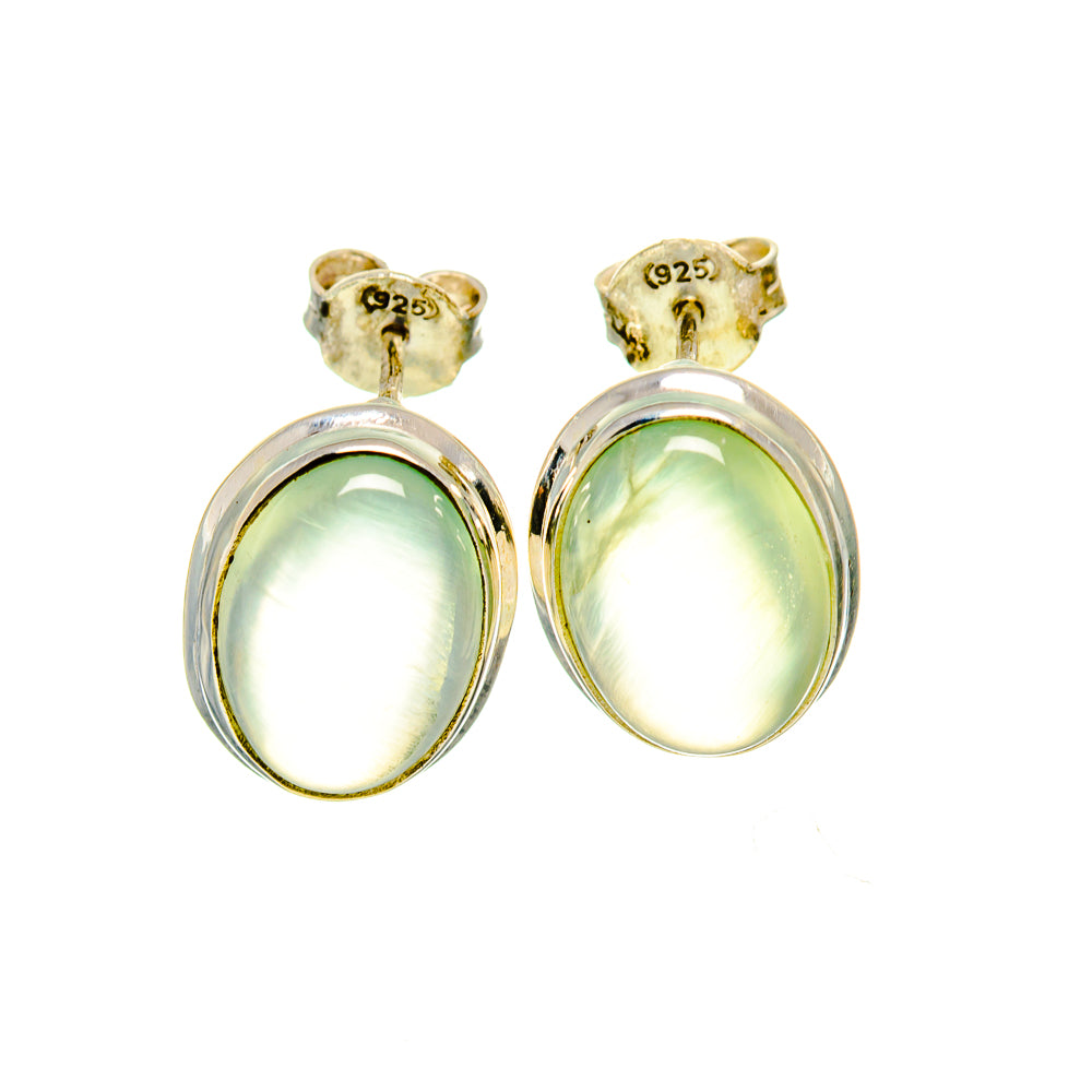 Prehnite Earrings handcrafted by Ana Silver Co - EARR411831