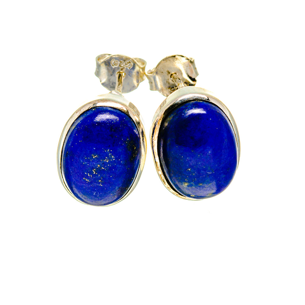 Lapis Lazuli Earrings handcrafted by Ana Silver Co - EARR411834