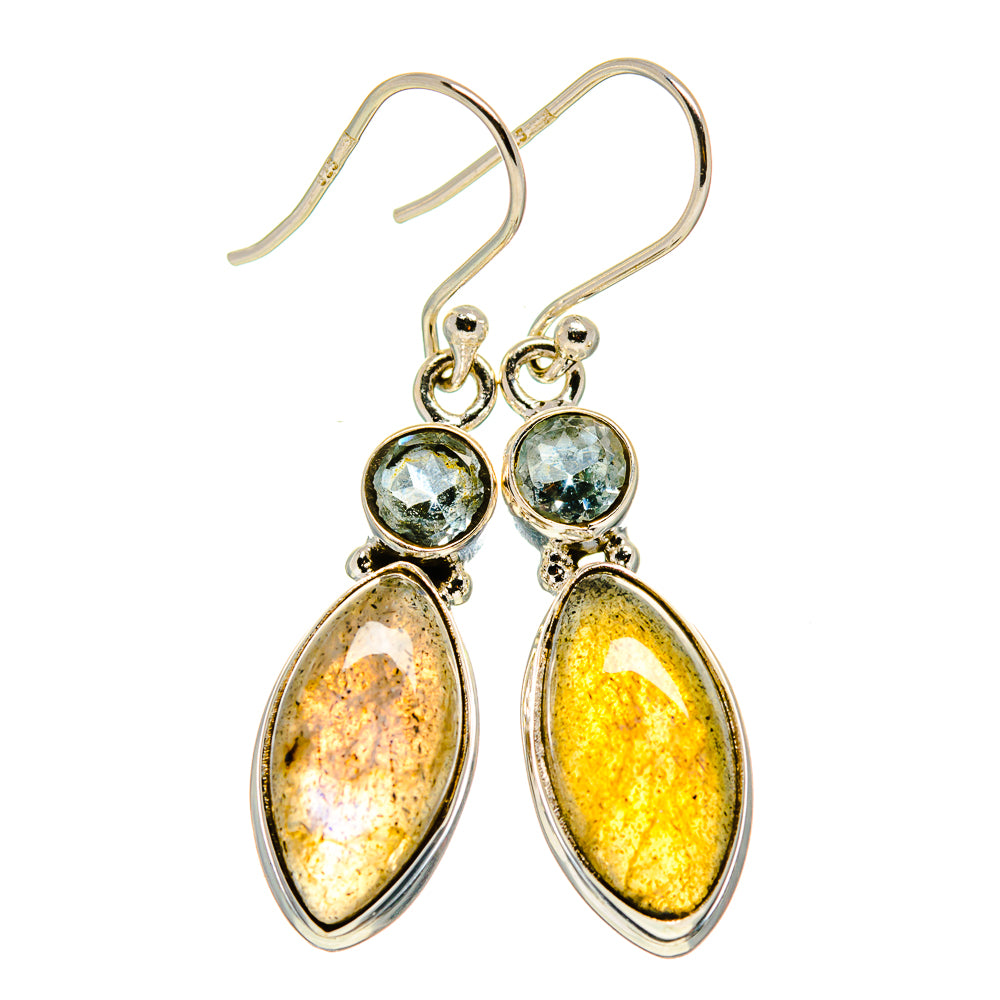 Labradorite Earrings handcrafted by Ana Silver Co - EARR411498