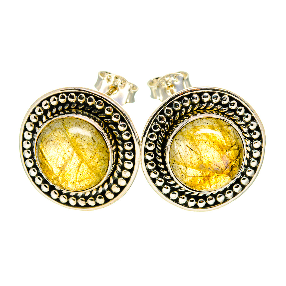 Labradorite Earrings handcrafted by Ana Silver Co - EARR411541
