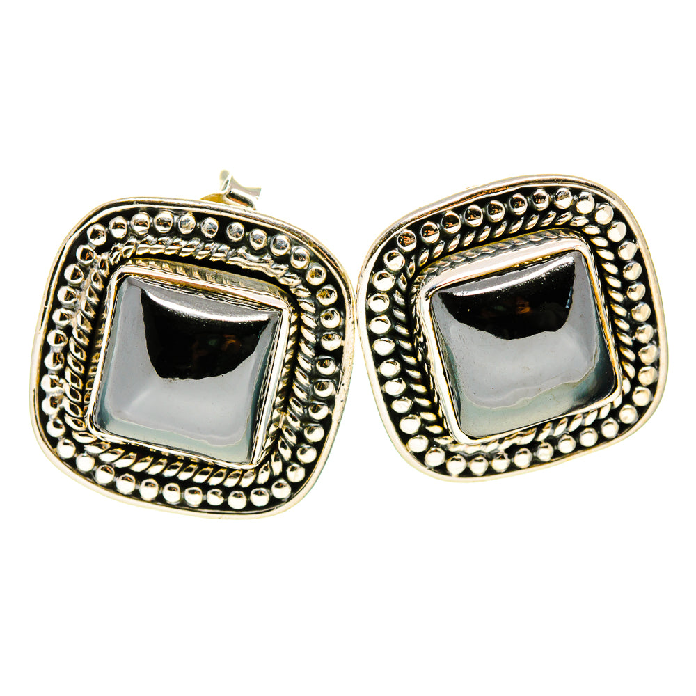 Hematite Earrings handcrafted by Ana Silver Co - EARR411970