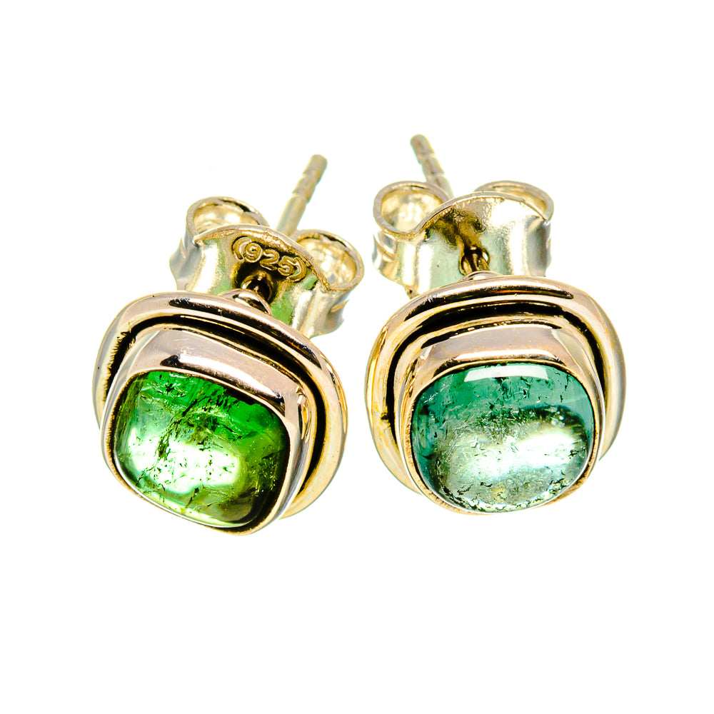 Green Tourmaline Earrings handcrafted by Ana Silver Co - EARR411986