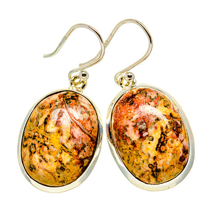 Poppy Jasper Earrings handcrafted by Ana Silver Co - EARR412027