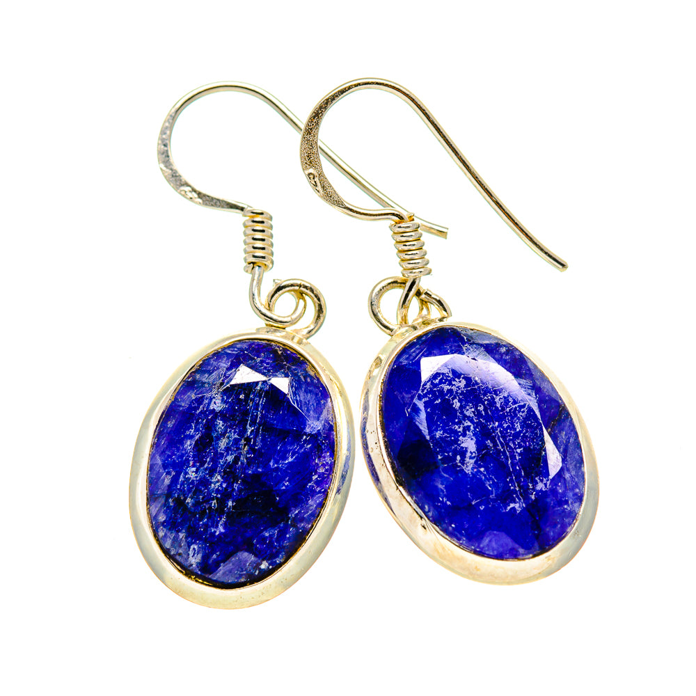 Blue Sillimanite Earrings handcrafted by Ana Silver Co - EARR412268