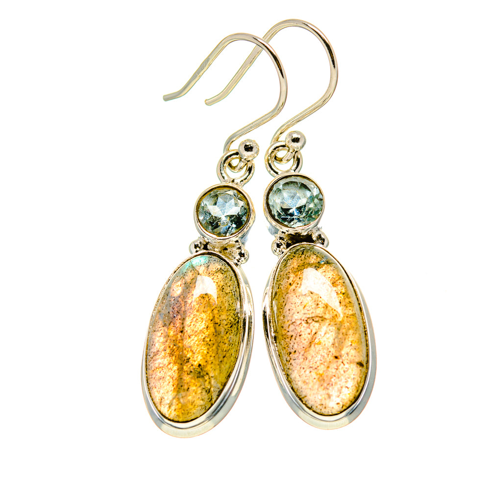 Labradorite Earrings handcrafted by Ana Silver Co - EARR412280