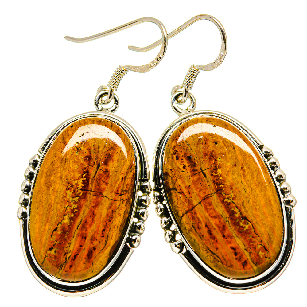 Mookaite Earrings handcrafted by Ana Silver Co - EARR412289