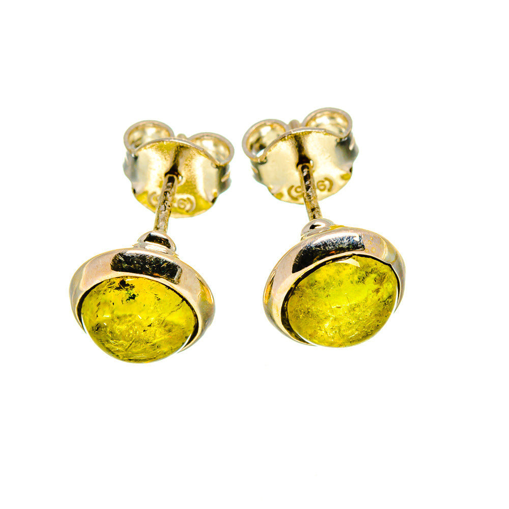 Green Tourmaline Earrings handcrafted by Ana Silver Co - EARR412373