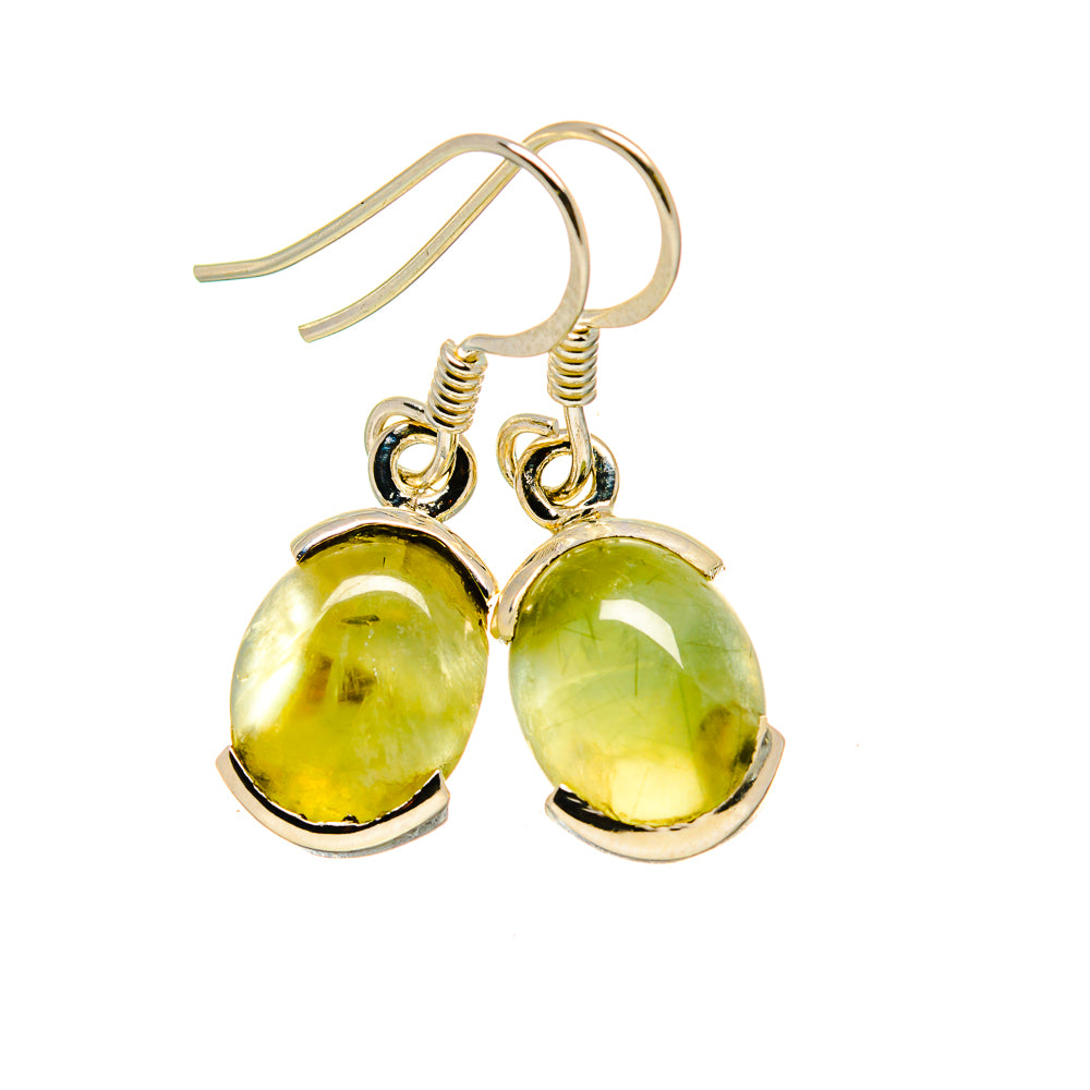Prehnite Earrings handcrafted by Ana Silver Co - EARR412400