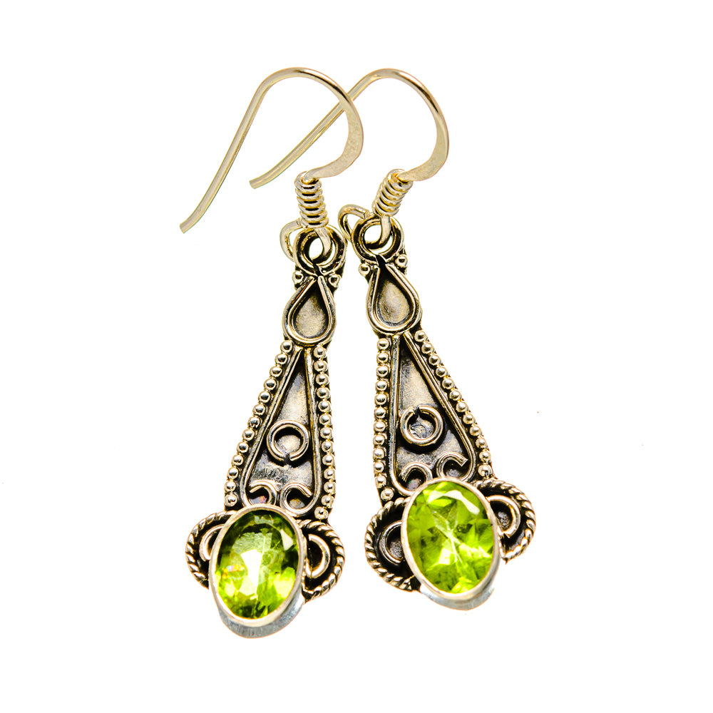Peridot Earrings handcrafted by Ana Silver Co - EARR412410