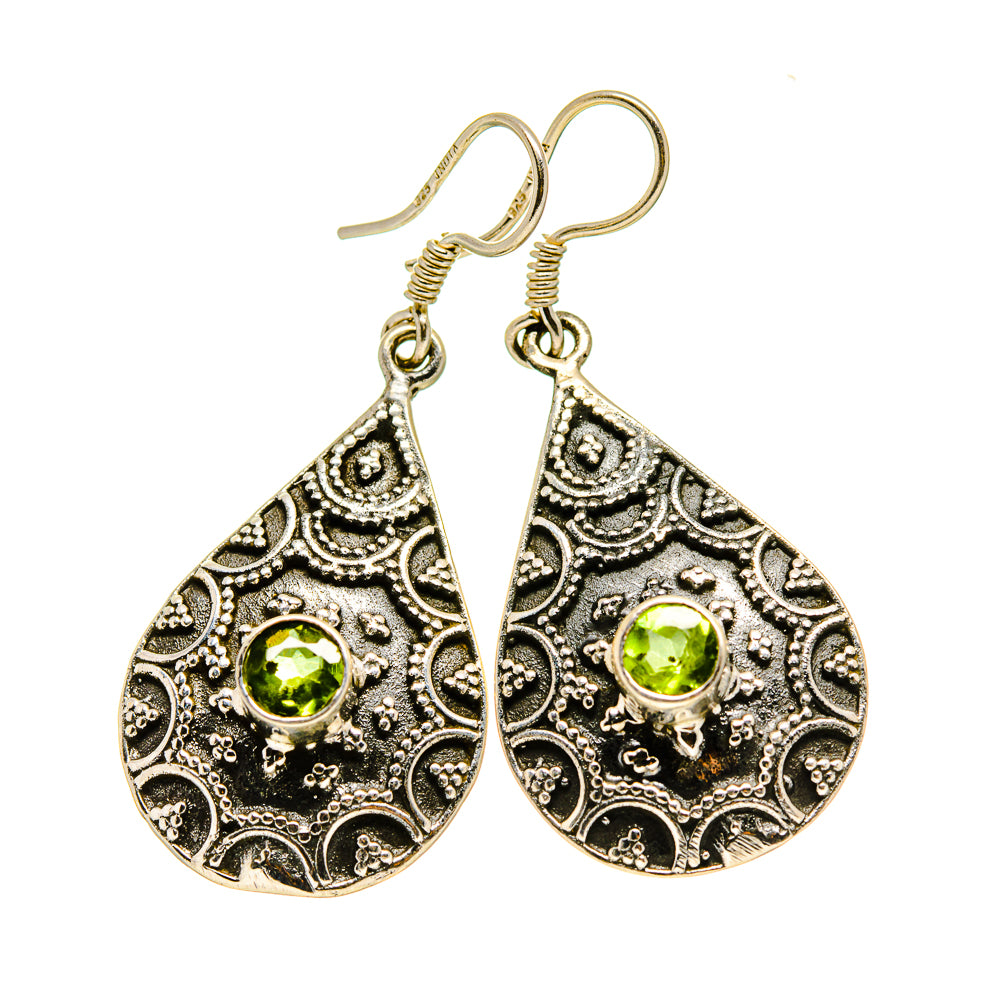 Peridot Earrings handcrafted by Ana Silver Co - EARR412431