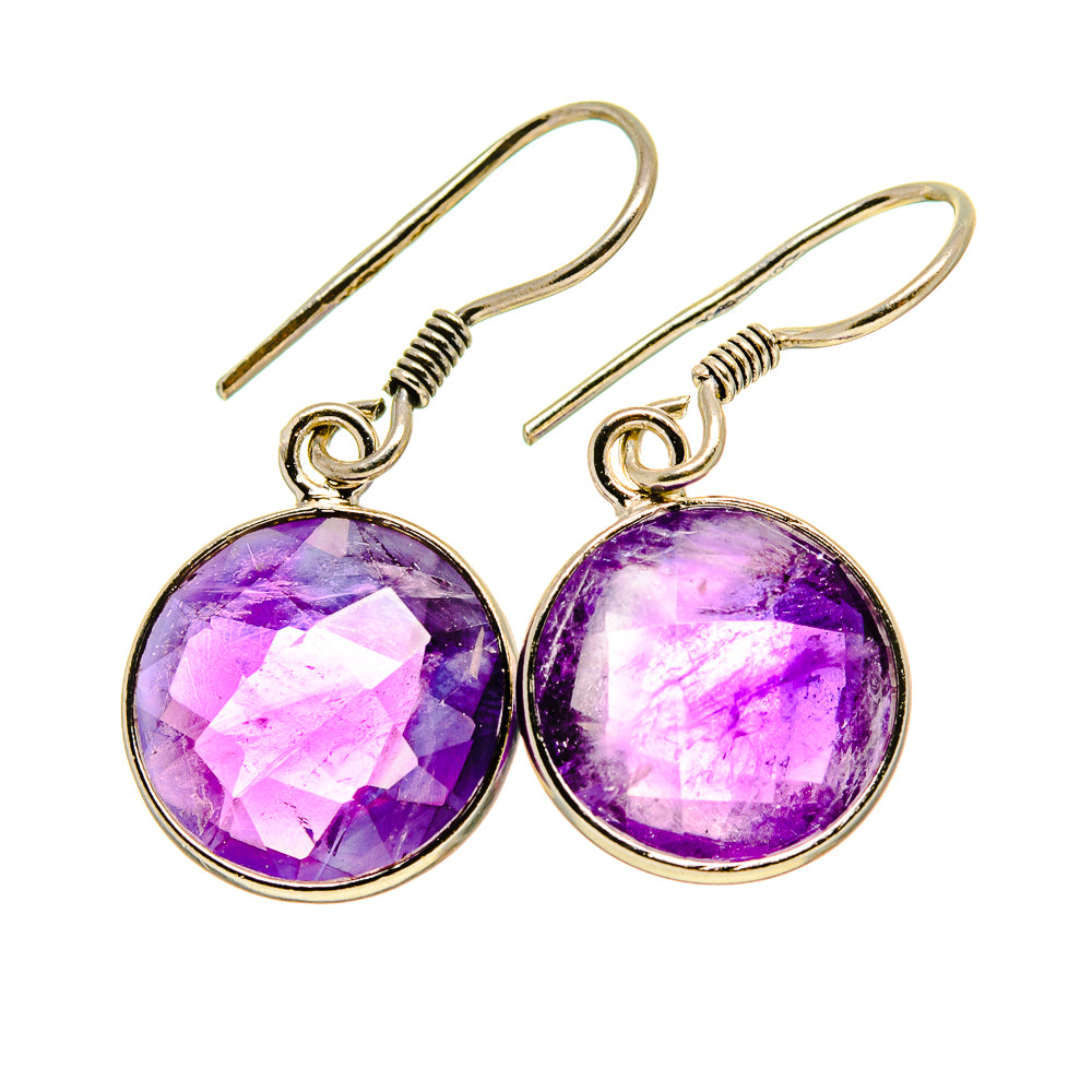 Amethyst Earrings handcrafted by Ana Silver Co - EARR412466