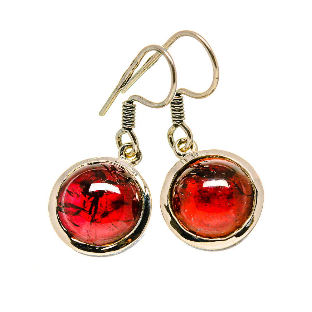 Garnet Earrings handcrafted by Ana Silver Co - EARR412467