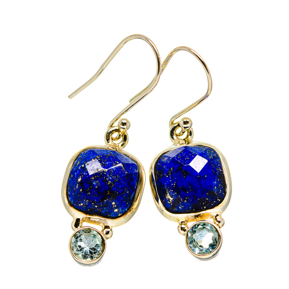 Lapis Lazuli Earrings handcrafted by Ana Silver Co - EARR412565