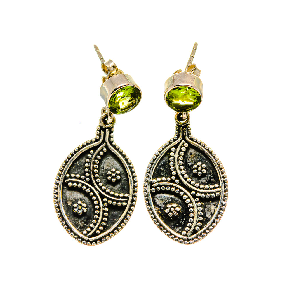 Peridot Earrings handcrafted by Ana Silver Co - EARR412616