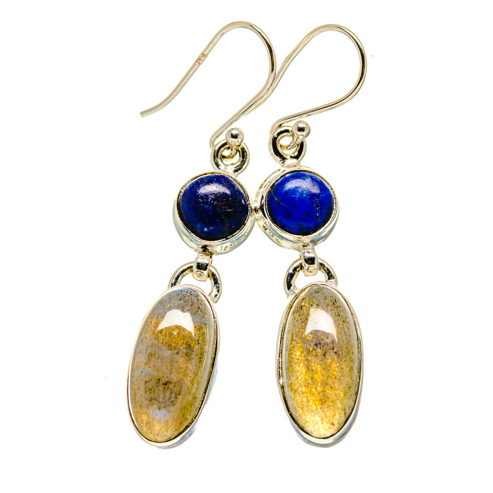 Labradorite Earrings handcrafted by Ana Silver Co - EARR412634