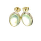 Aqua Chalcedony Earrings handcrafted by Ana Silver Co - EARR412699