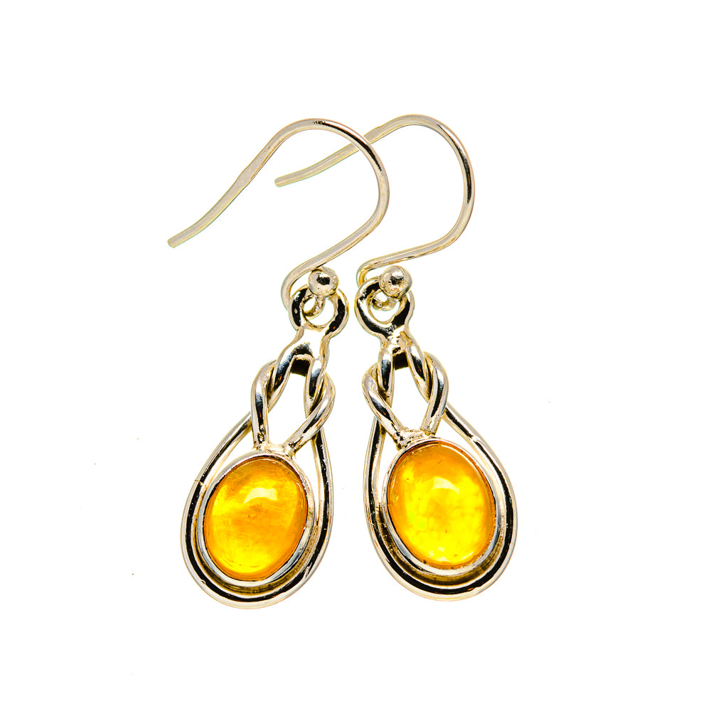 Ethiopian Opal Earrings handcrafted by Ana Silver Co - EARR412710