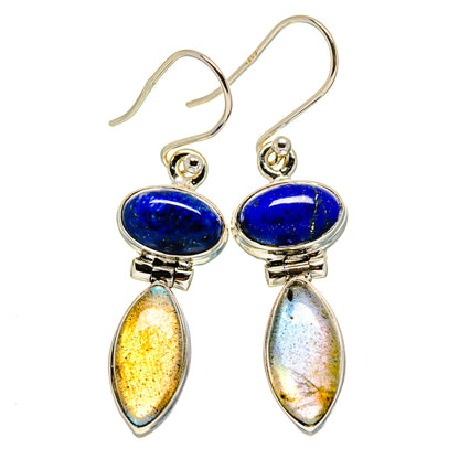 Labradorite Earrings handcrafted by Ana Silver Co - EARR412711