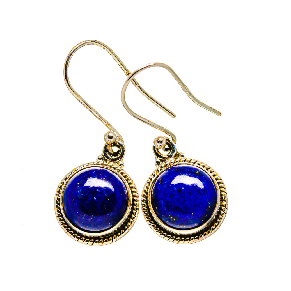 Lapis Lazuli Earrings handcrafted by Ana Silver Co - EARR412714