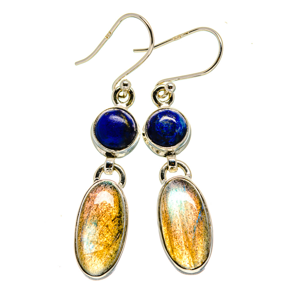 Labradorite Earrings handcrafted by Ana Silver Co - EARR412718