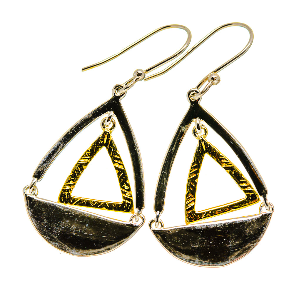 Triangle Earrings handcrafted by Ana Silver Co - EARR412732