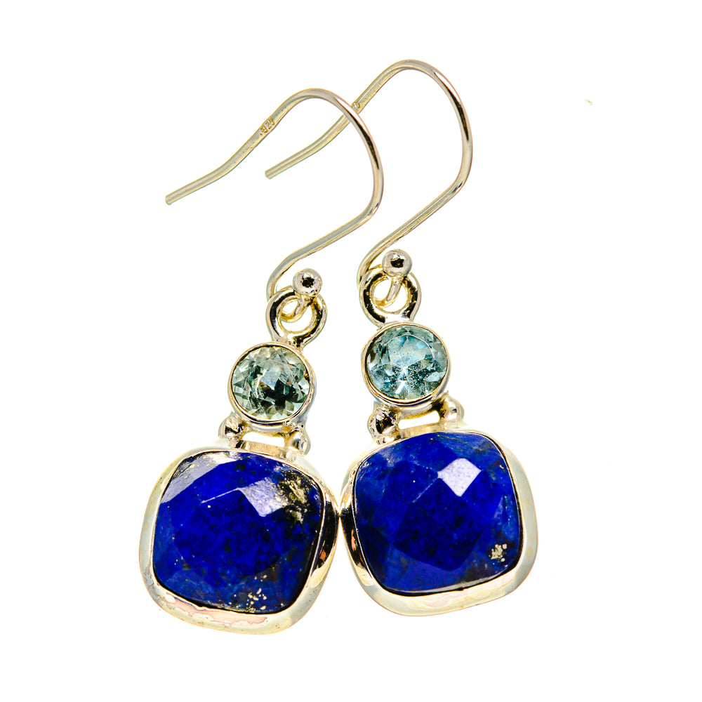 Lapis Lazuli Earrings handcrafted by Ana Silver Co - EARR412745