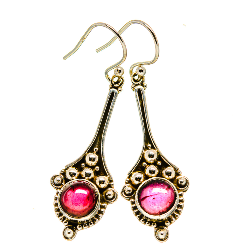 Garnet Earrings handcrafted by Ana Silver Co - EARR412751