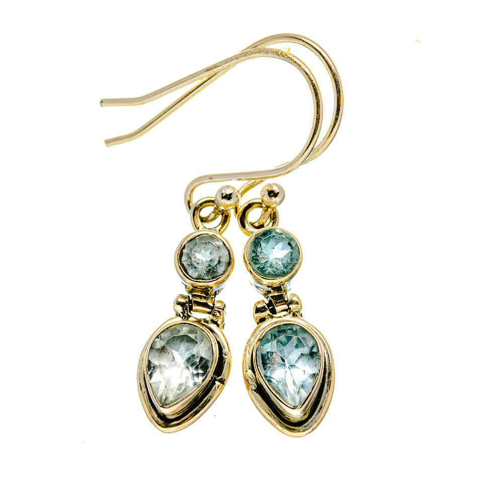 Blue Topaz Earrings handcrafted by Ana Silver Co - EARR412755