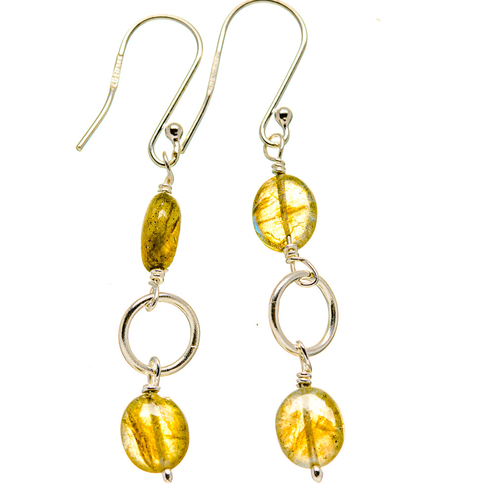 Labradorite Earrings handcrafted by Ana Silver Co - EARR412791