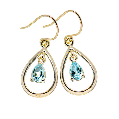Blue Topaz Earrings handcrafted by Ana Silver Co - EARR412835