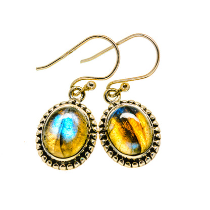Labradorite Earrings handcrafted by Ana Silver Co - EARR412841