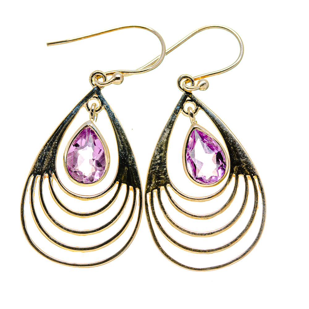Amethyst Earrings handcrafted by Ana Silver Co - EARR412848
