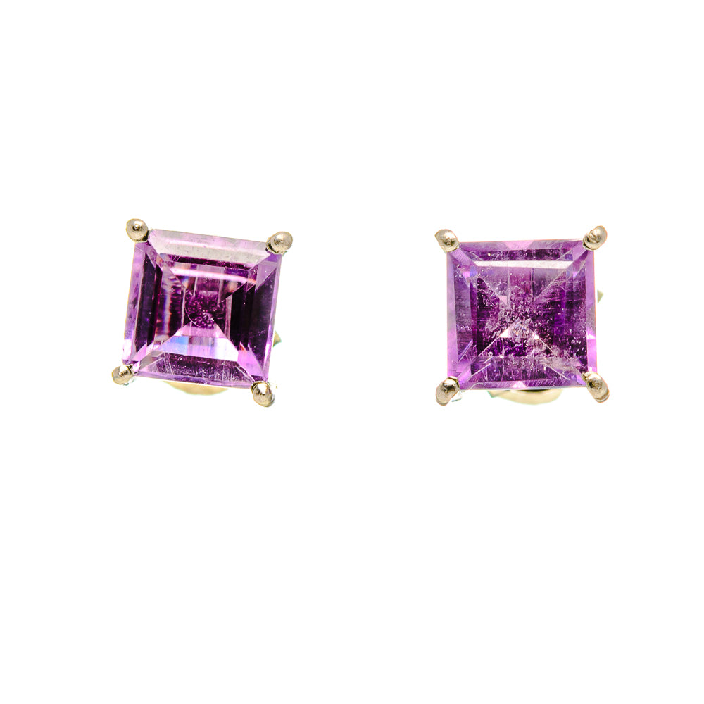 Amethyst Earrings handcrafted by Ana Silver Co - EARR412863