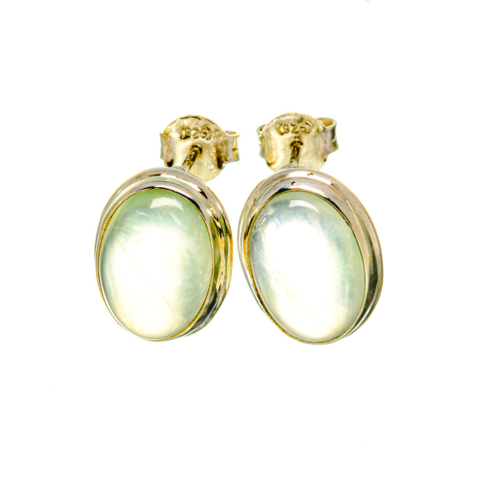 Prehnite Earrings handcrafted by Ana Silver Co - EARR412868