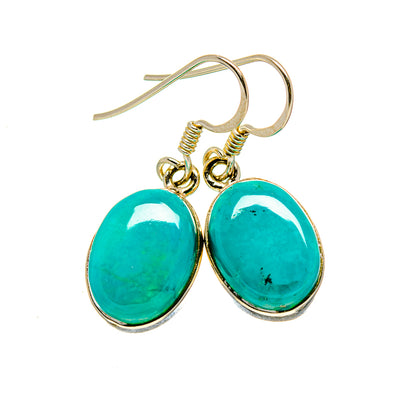 Arizona Turquoise Earrings handcrafted by Ana Silver Co - EARR412875