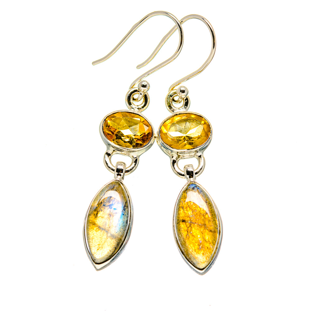 Labradorite Earrings handcrafted by Ana Silver Co - EARR412882