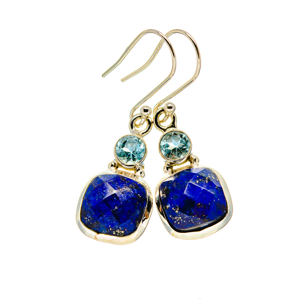 Lapis Lazuli Earrings handcrafted by Ana Silver Co - EARR412887
