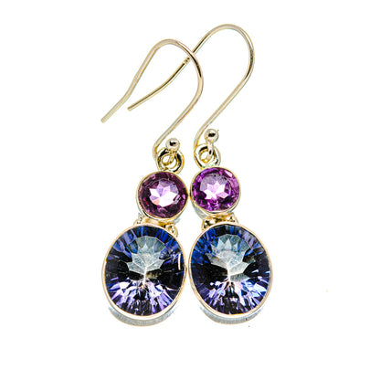 Blue Mystic Topaz Earrings handcrafted by Ana Silver Co - EARR412892