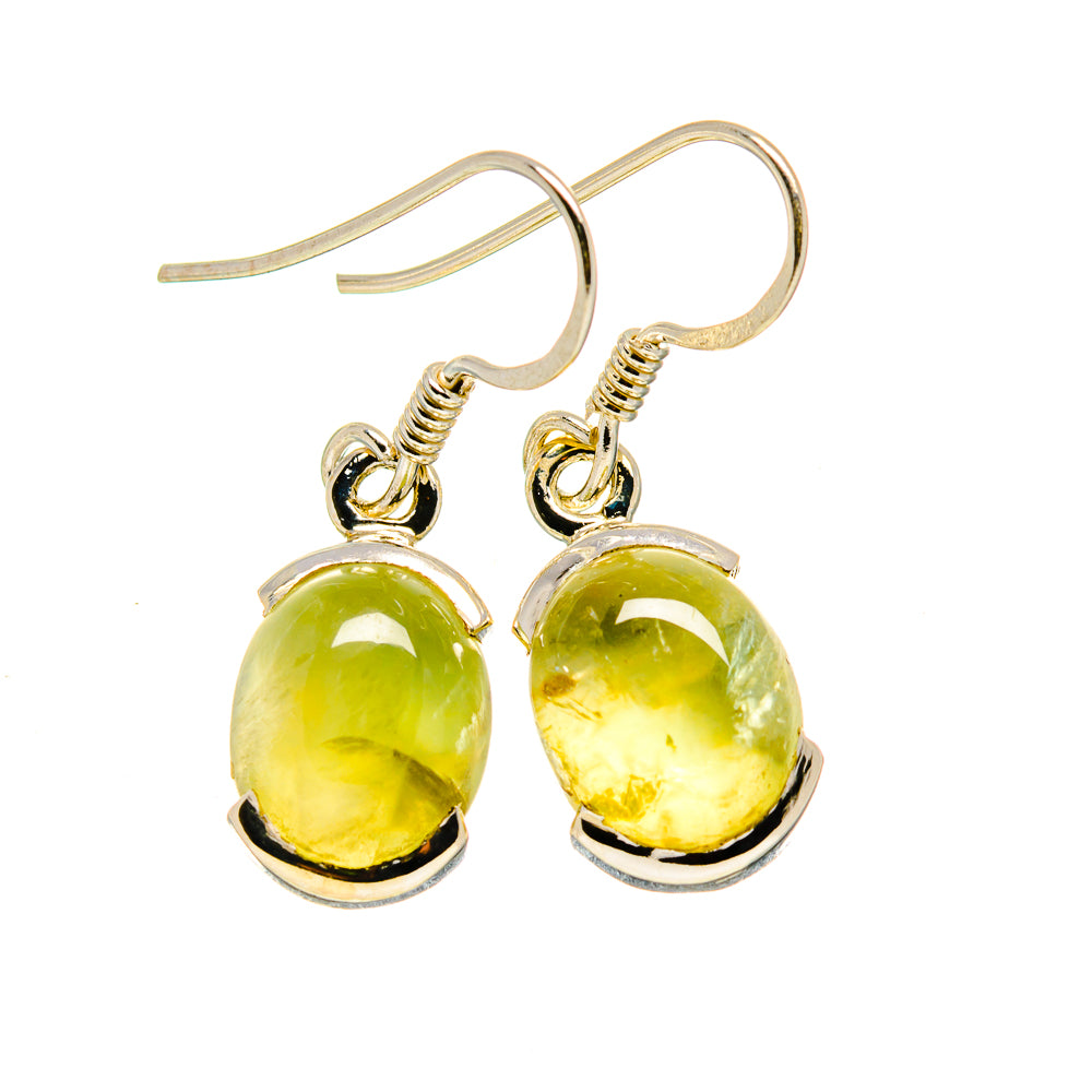 Prehnite Earrings handcrafted by Ana Silver Co - EARR412906