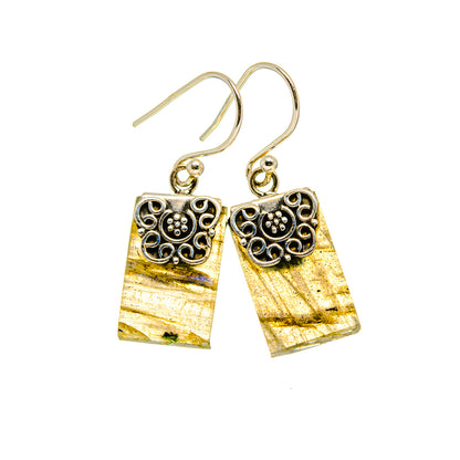 Labradorite Earrings handcrafted by Ana Silver Co - EARR412907