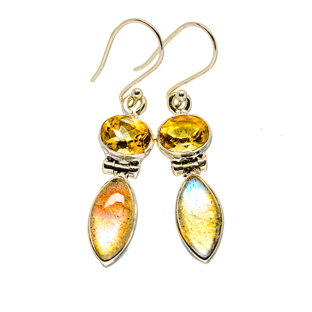 Labradorite Earrings handcrafted by Ana Silver Co - EARR412913