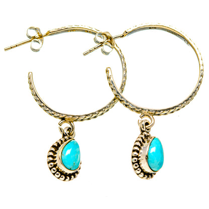 Larimar Earrings handcrafted by Ana Silver Co - EARR412915