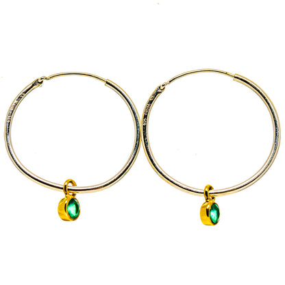 Green Onyx Earrings handcrafted by Ana Silver Co - EARR412917