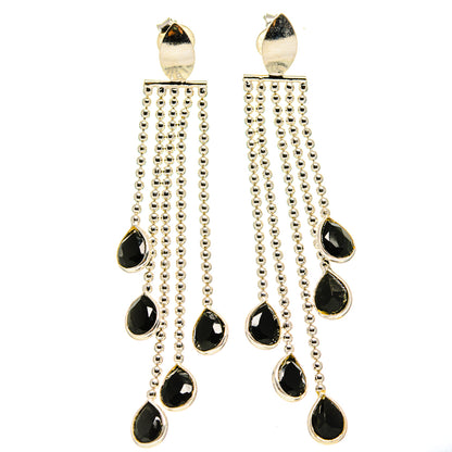 Black Onyx Earrings handcrafted by Ana Silver Co - EARR412937